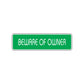 Beware of Owner Road Aluminum Metal Novelty Street Plate Sign Wall Gift Decor