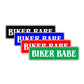 Biker Babe Road Aluminum Metal Novelty Street Plate Sign Wall Gift Decor