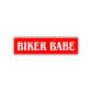 Biker Babe Road Aluminum Metal Novelty Street Plate Sign Wall Gift Decor
