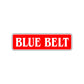 Blue Belt Karate MMA Road Aluminum Metal Novelty Street Plate Sign Wall Gift Decor
