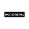 Boop Boulevard Road Aluminum Metal Novelty Street Plate Sign Wall Gift Decor