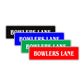 Bowlers Lane Road Aluminum Metal Novelty Street Plate Sign Wall Gift Decor