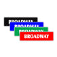 Broadway Metal Street Sign New York Road Aluminum Metal Novelty Street Plate Sign Wall Gift Decor
