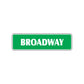 Broadway Metal Street Sign New York Road Aluminum Metal Novelty Street Plate Sign Wall Gift Decor
