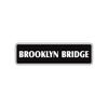 Brooklyn Bridge New York Road Aluminum Metal Novelty Street Plate Sign Wall Gift Decor