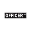Officer Way Police Appreciation Road Aluminum Metal Novelty Street Plate Sign Wall Gift Decor