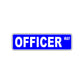 Officer Way Police Appreciation Road Aluminum Metal Novelty Street Plate Sign Wall Gift Decor