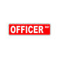 Officer Way Police Appreciation Road Aluminum Metal Novelty Street Plate Sign Wall Gift Decor