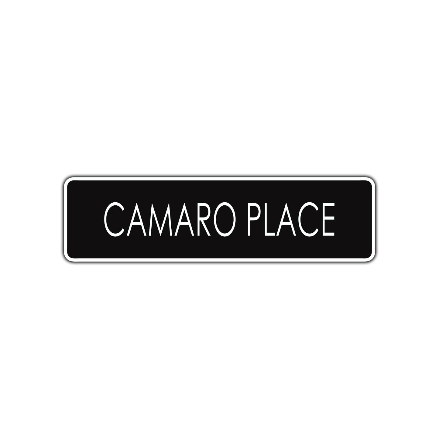 Camaro Place Street Sign Road Aluminum Metal Novelty Street Plate Sign Wall Gift Decor