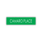 Camaro Place Street Sign Road Aluminum Metal Novelty Street Plate Sign Wall Gift Decor