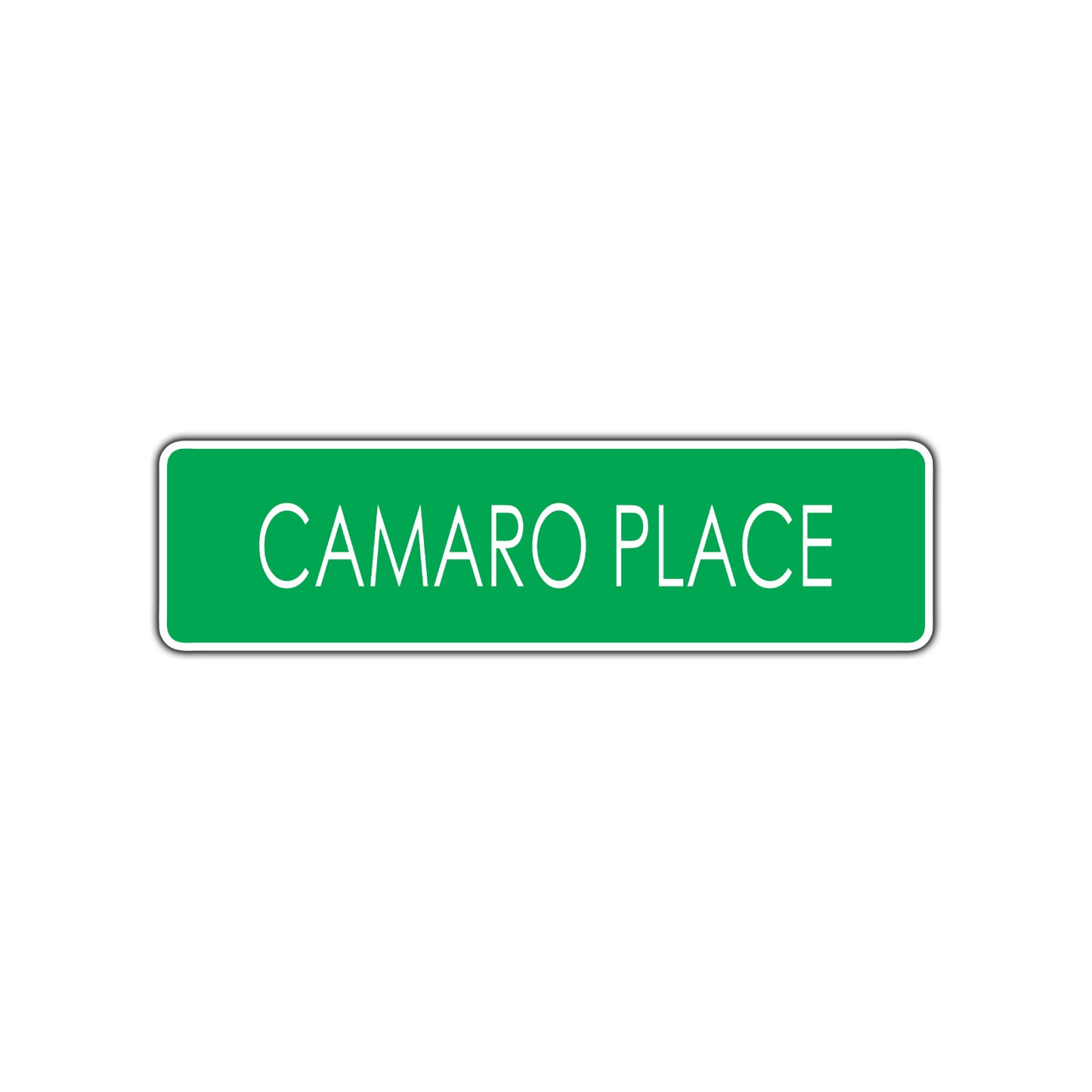 Camaro Place Street Sign Road Aluminum Metal Novelty Street Plate Sign Wall Gift Decor