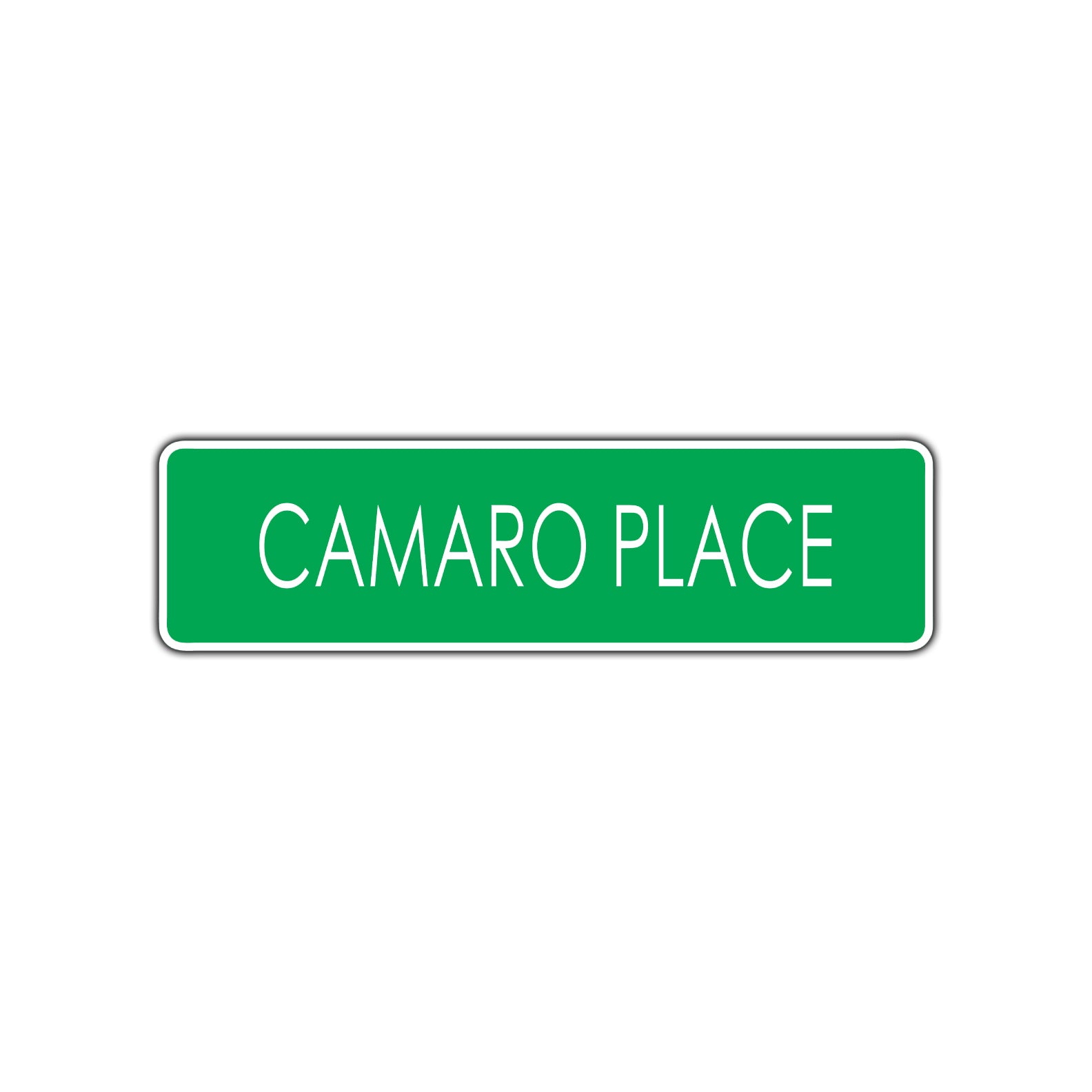 Camaro Place Street Sign Road Aluminum Metal Novelty Street Plate Sign Wall Gift Decor