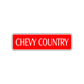 Chevy Country Road Aluminum Metal Novelty Street Plate Sign Wall Gift Decor