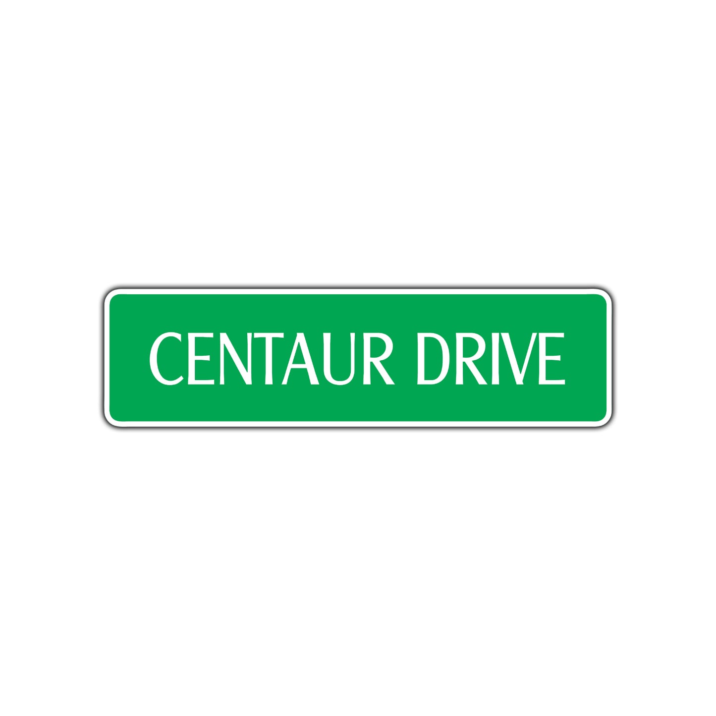 Centaur Drive Road Aluminum Metal Novelty Street Plate Sign Wall Gift Decor