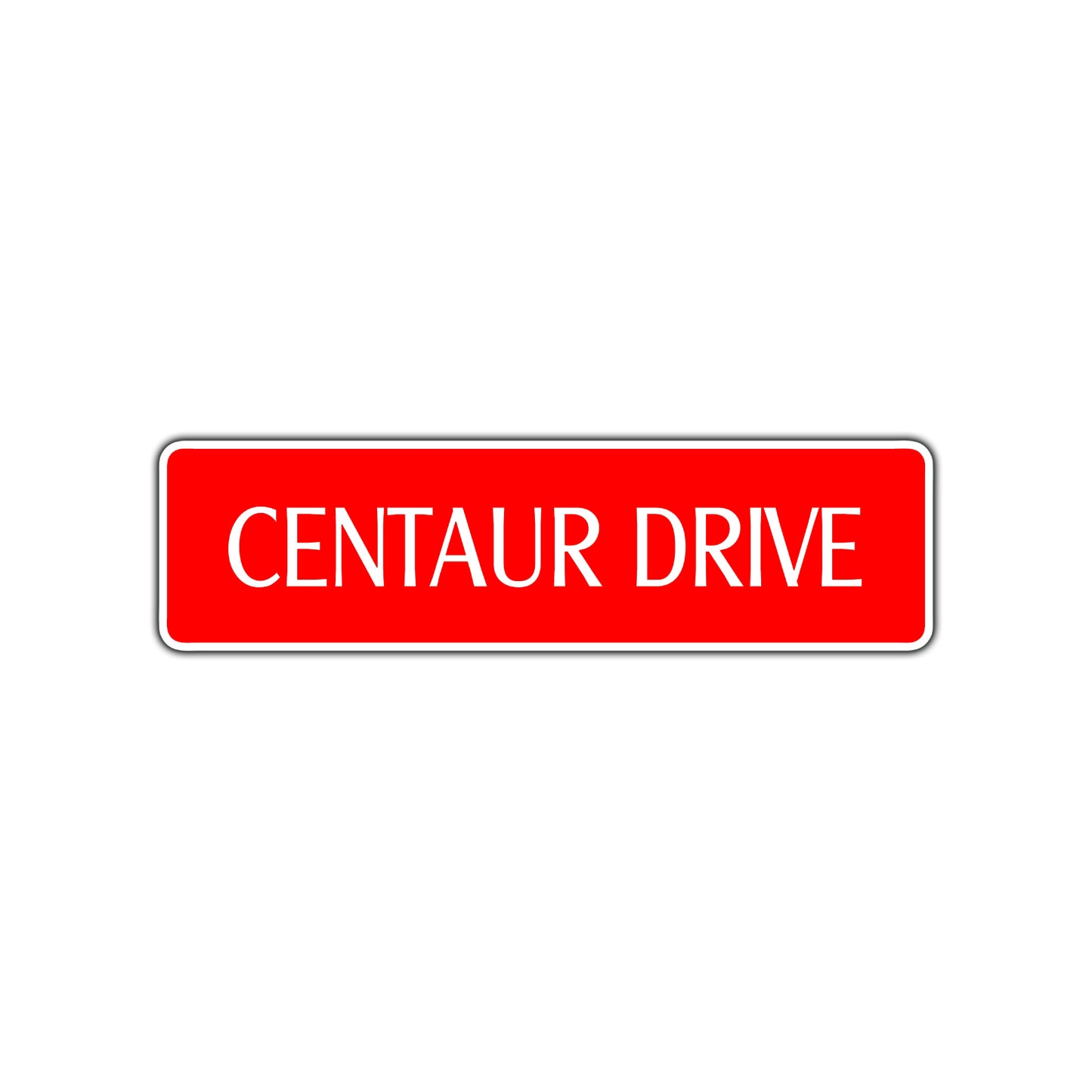 Centaur Drive Road Aluminum Metal Novelty Street Plate Sign Wall Gift Decor