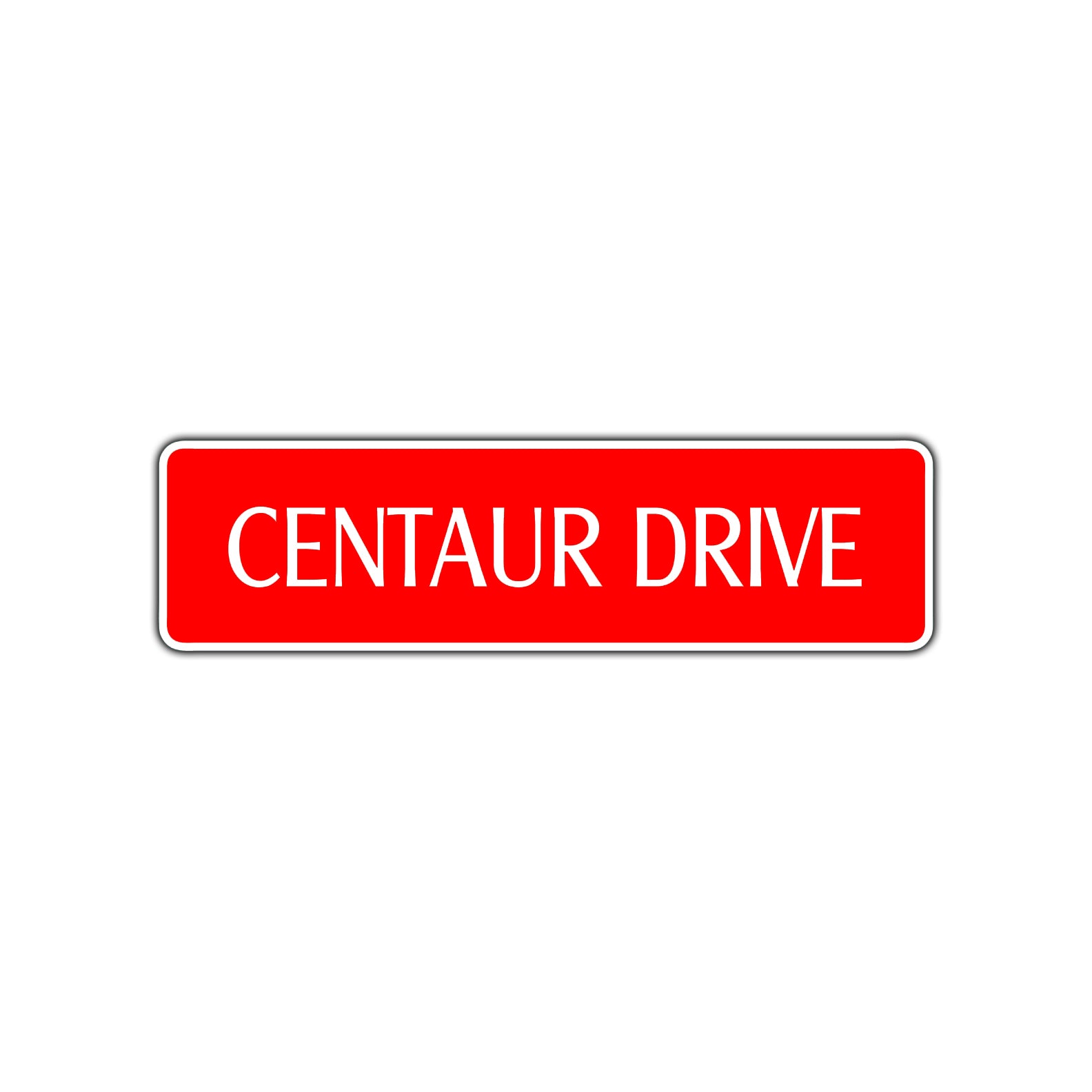 Centaur Drive Road Aluminum Metal Novelty Street Plate Sign Wall Gift Decor