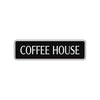 Coffee House Road Aluminum Metal Novelty Street Plate Sign Wall Gift Decor