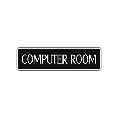 Computer Room Road Aluminum Metal Novelty Street Plate Sign Wall Gift Decor