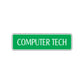 Computer Tech Road Aluminum Metal Novelty Street Plate Sign Wall Gift Decor