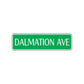 Dalmation Ave Road Aluminum Metal Novelty Street Plate Sign Wall Gift Decor