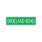 Dixieland Road Aluminum Metal Novelty Street Plate Sign Wall Gift Decor