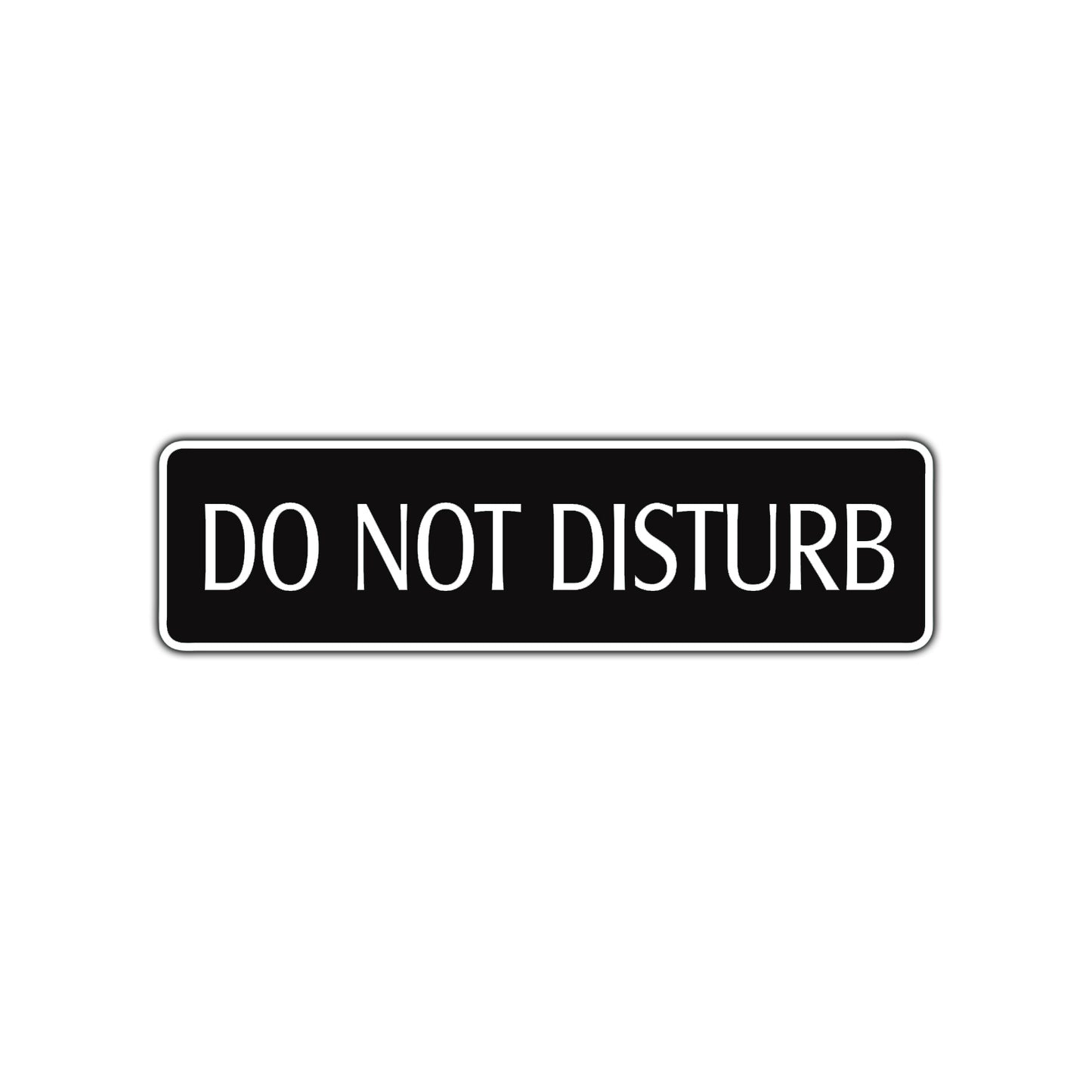 Do Not Disturb Road Aluminum Metal Novelty Street Plate Sign Wall Gift Decor