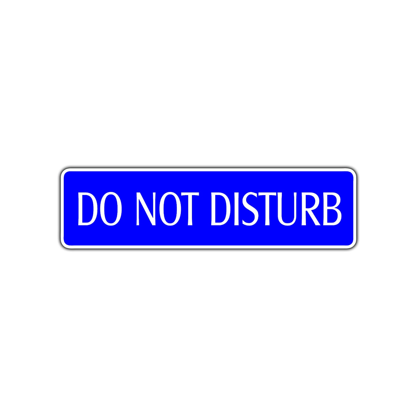 Do Not Disturb Road Aluminum Metal Novelty Street Plate Sign Wall Gift Decor