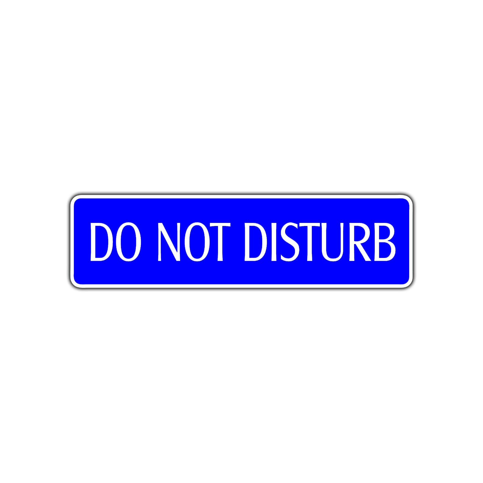 Do Not Disturb Road Aluminum Metal Novelty Street Plate Sign Wall Gift Decor