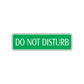 Do Not Disturb Road Aluminum Metal Novelty Street Plate Sign Wall Gift Decor
