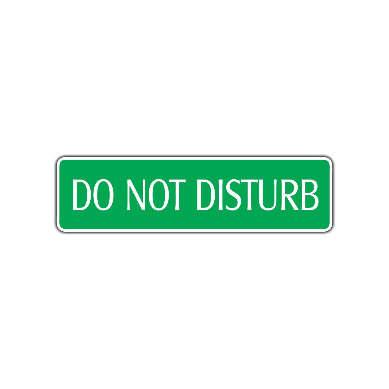 Do Not Disturb Road Aluminum Metal Novelty Street Plate Sign Wall Gift Decor