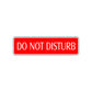 Do Not Disturb Road Aluminum Metal Novelty Street Plate Sign Wall Gift Decor