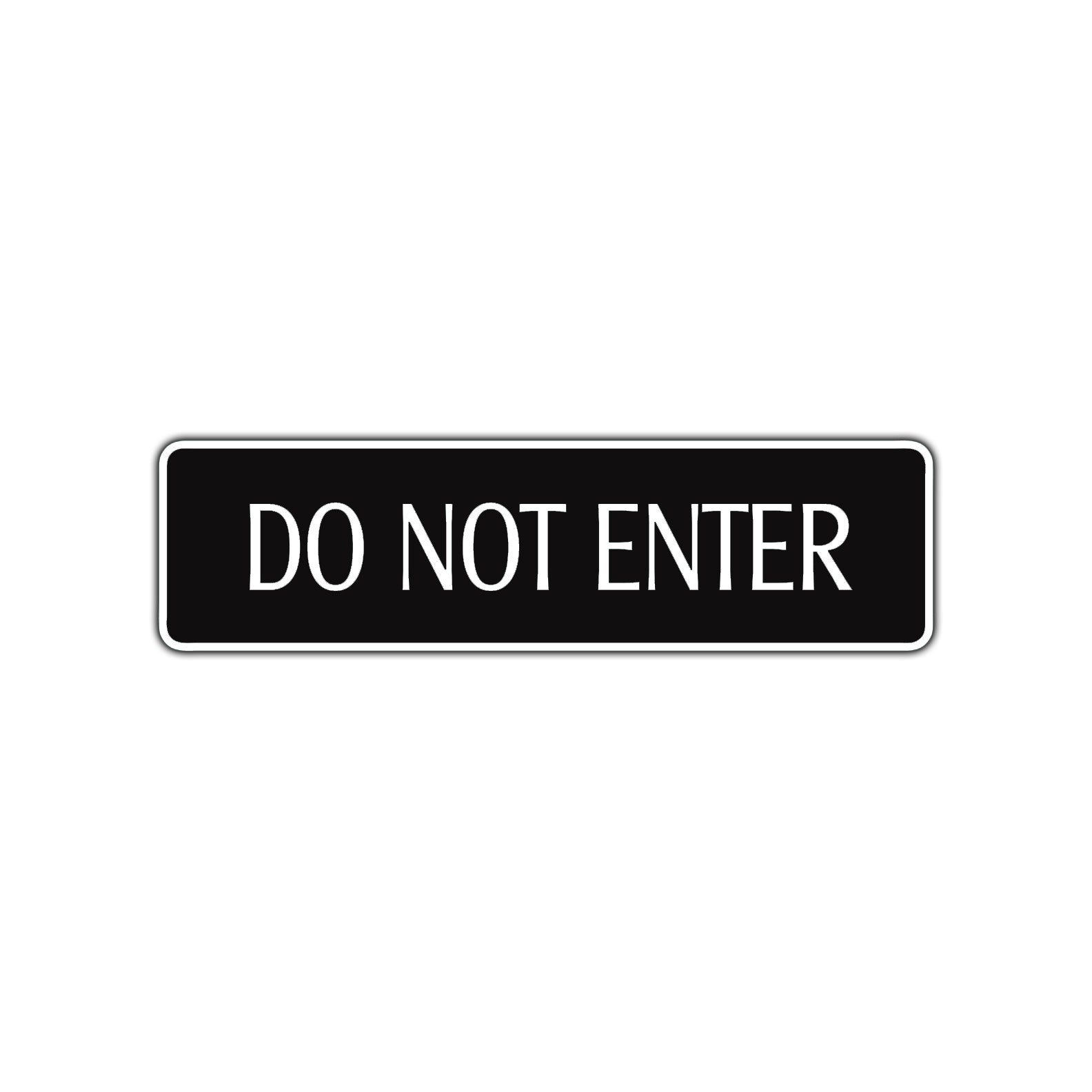 Do Not Enter Traffic Road Aluminum Metal Novelty Street Plate Sign Wall Gift Decor