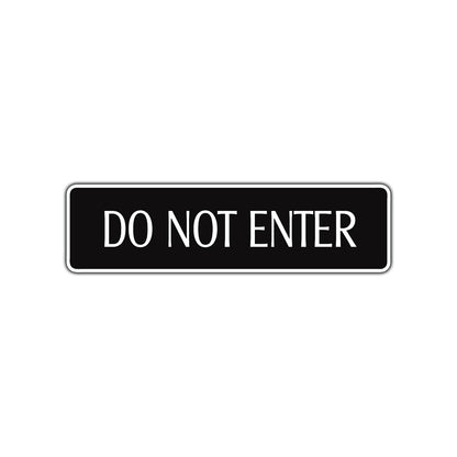 Do Not Enter Traffic Road Aluminum Metal Novelty Street Plate Sign Wall Gift Decor