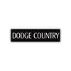 Dodge Country Road Aluminum Metal Novelty Street Plate Sign Wall Gift Decor