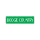 Dodge Country Road Aluminum Metal Novelty Street Plate Sign Wall Gift Decor