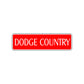 Dodge Country Road Aluminum Metal Novelty Street Plate Sign Wall Gift Decor