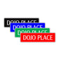 Dojo Place Karate MMA Fitness Road Aluminum Metal Novelty Street Plate Sign Wall Gift Decor