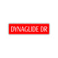 Dynaglide Dr Harley Fan Road Aluminum Metal Novelty Street Plate Sign Wall Gift Decor