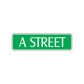 A Street Name Letter Road Aluminum Metal Novelty Street Plate Sign Wall Gift Decor