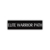 Elite Warrior Path Karate MMA Road Aluminum Metal Novelty Street Plate Sign Wall Gift Decor