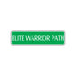 Elite Warrior Path Karate MMA Road Aluminum Metal Novelty Street Plate Sign Wall Gift Decor