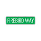 Firebird Way Road Aluminum Metal Novelty Street Plate Sign Wall Gift Decor