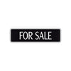 For Sale Road Aluminum Metal Novelty Street Plate Sign Wall Gift Decor