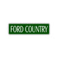 Ford Country Road Aluminum Metal Novelty Street Plate Sign Wall Gift Decor