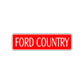 Ford Country Road Aluminum Metal Novelty Street Plate Sign Wall Gift Decor