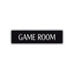 Game Room Road Aluminum Metal Novelty Street Plate Sign Wall Gift Decor