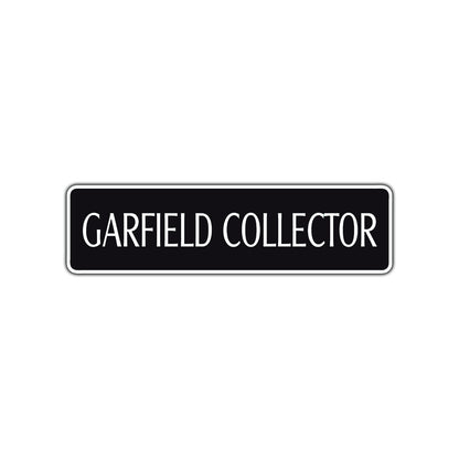 Garfield Collector Road Aluminum Metal Novelty Street Plate Sign Wall Gift Decor