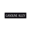 Gasoline Alley Road Aluminum Metal Novelty Street Plate Sign Wall Gift Decor
