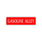 Gasoline Alley Road Aluminum Metal Novelty Street Plate Sign Wall Gift Decor