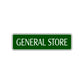General Store Road Aluminum Metal Novelty Street Plate Sign Wall Gift Decor